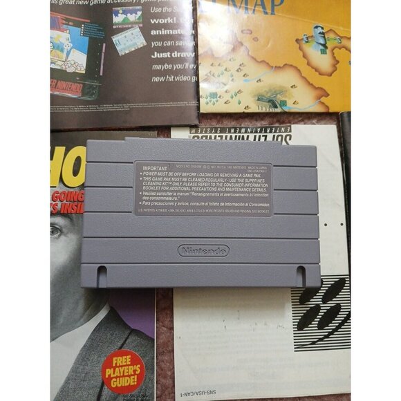 Illusion of Gaia (Super Nintendo SNES, 1994) Complete CIB ADULT OWNED WOW CLEAN! - Picture 12 of 16